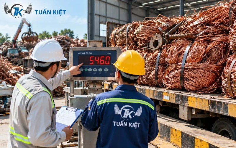 CÂN ĐIÊU PHẾ LIỆU ĐỒNG