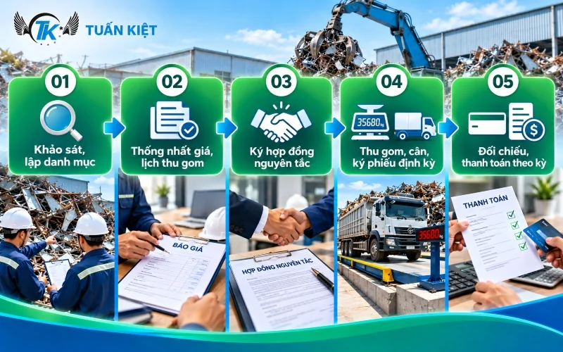HỢP ĐỒNG BAO TIÊU PHẾ LIỆU NHÀ MÁY KCN BẾN CÁT