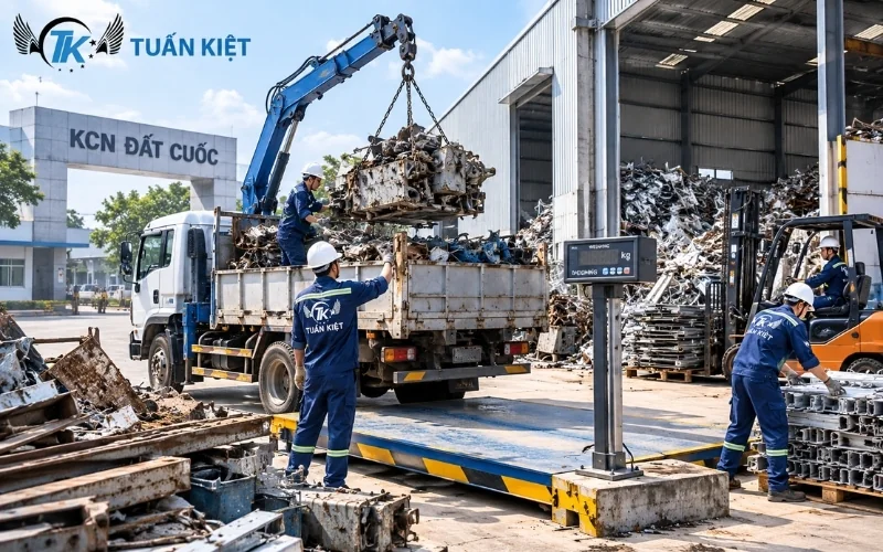 THU MUA PHẾ LIỆU KCN ĐẤT CUỐC