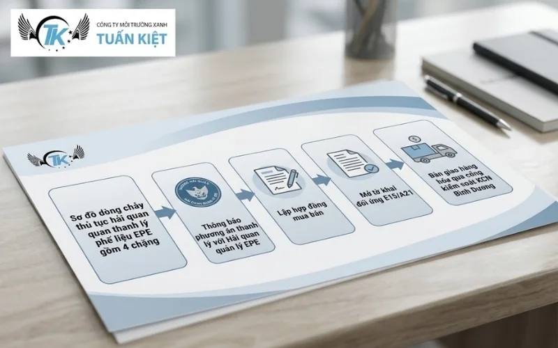 THỦ TỤC HẢI QUAN THANH LÝ PHẾ LIỆU DOANH NGHIỆP EPE BÌNH DƯƠNG